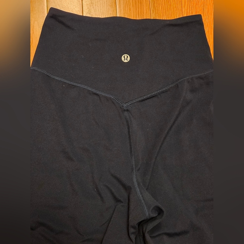 Lululemon High Rise Align Wide-Leg Cropped Pant 23" Navy Blue Size 2 - Picture 6 of 12